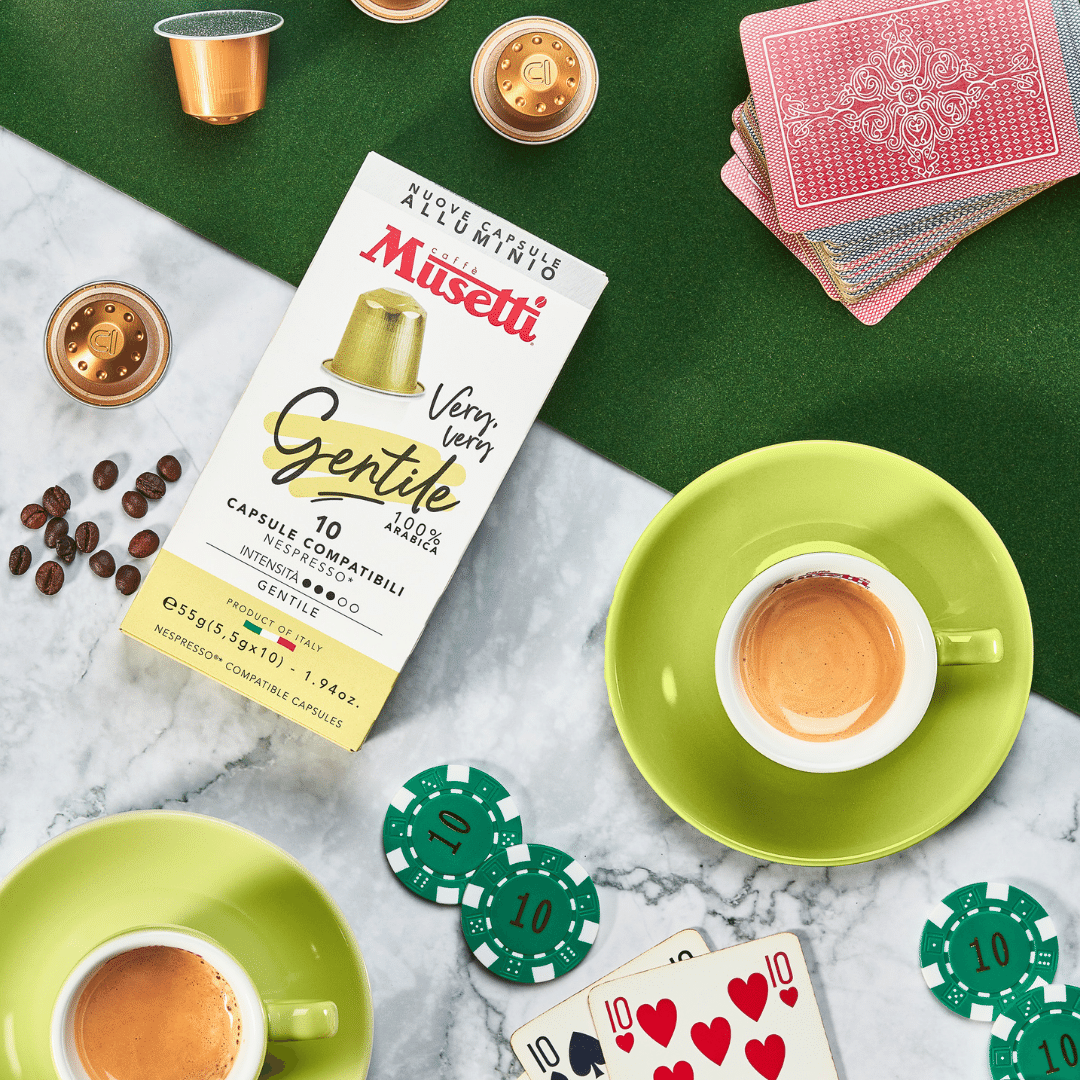 NESPRESSO CAPSULES MUSETTI® GENTILE 100% ARABICA 10 pcs.