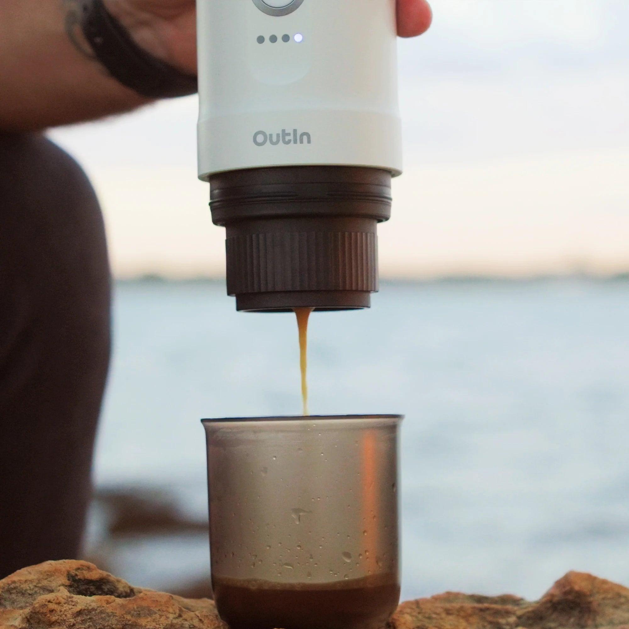 Portable Espresso Machine Outin Nano | Pearl White