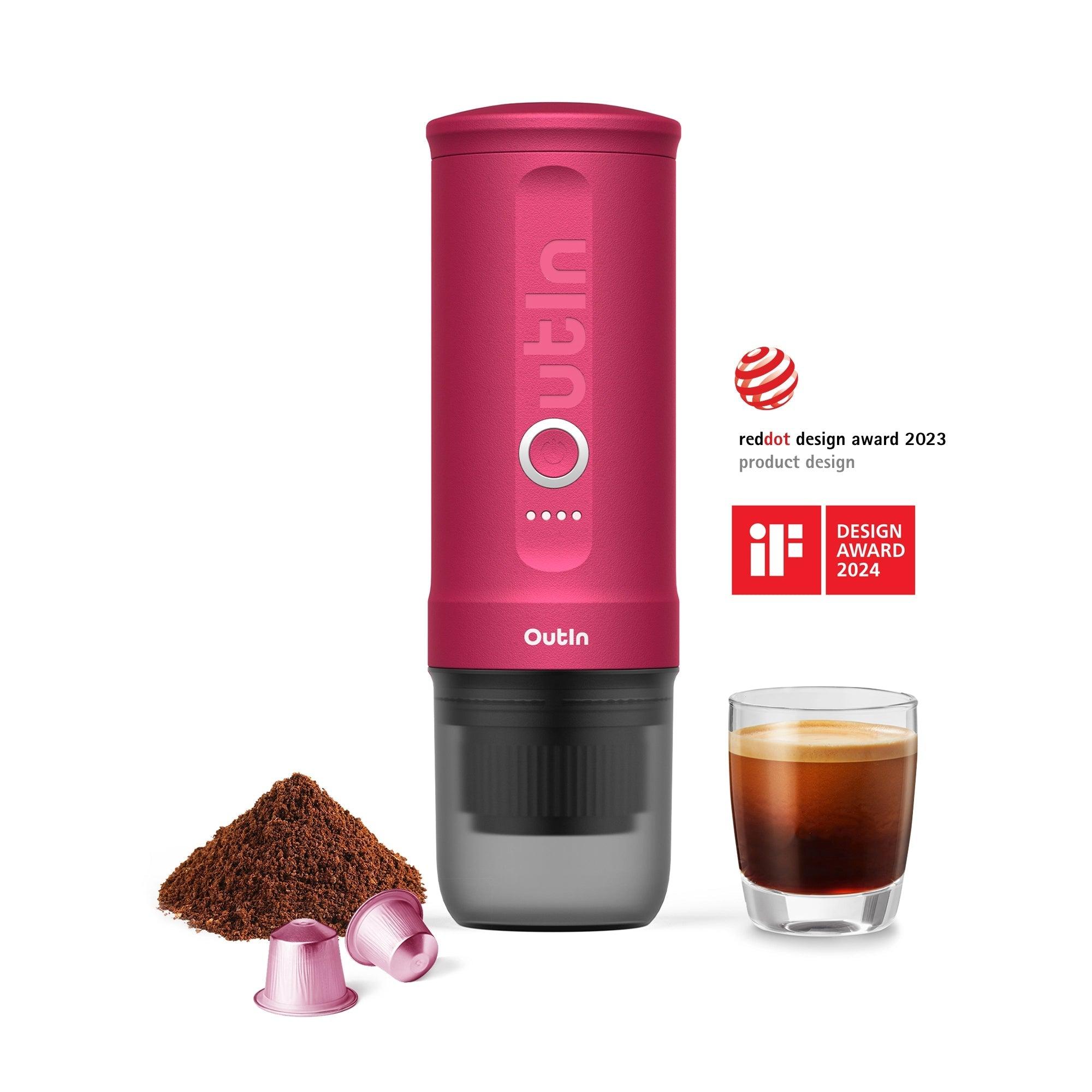 Portable Espresso Machine Outin Nano - Crimson Red