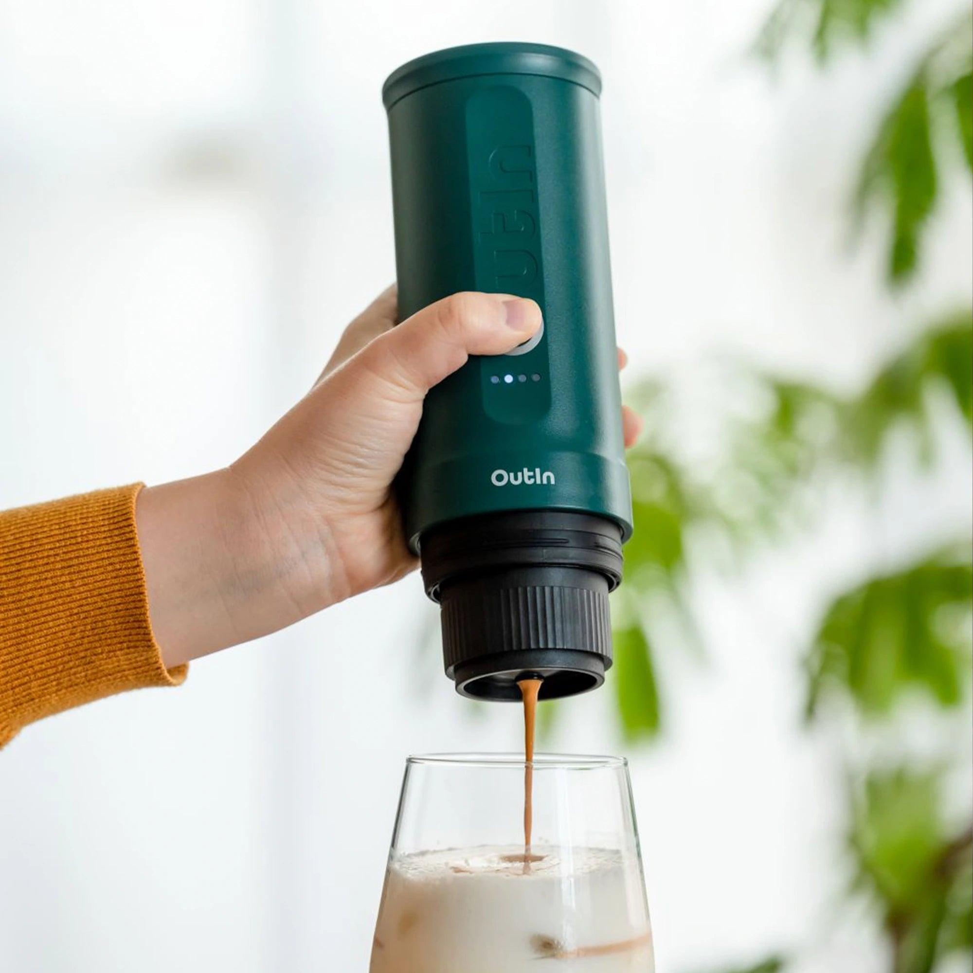 Portable Espresso Machine Outin Nano | Teal Color