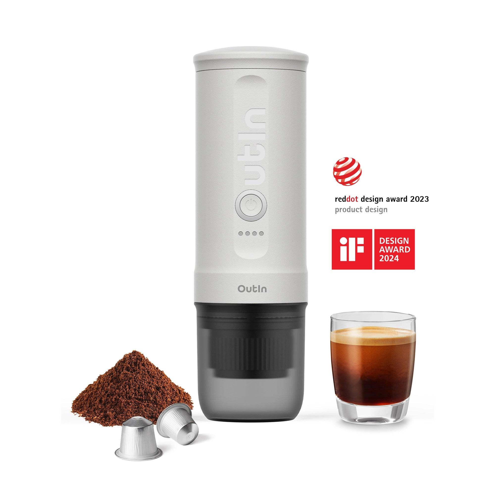 Portable Espresso Machine Outin Nano - Pearl White