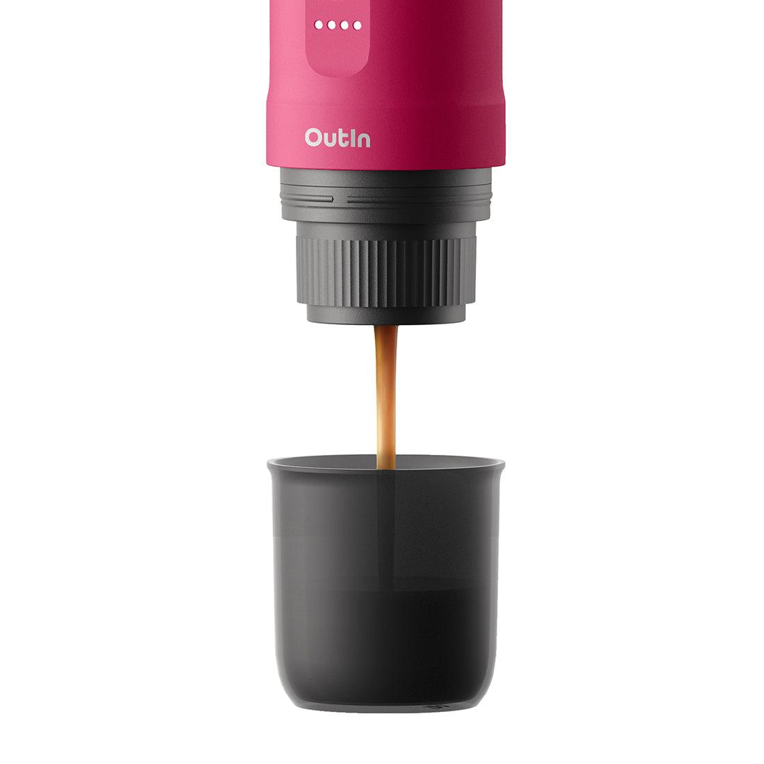 Portable Espresso Machine Outin Nano - Crimson Red