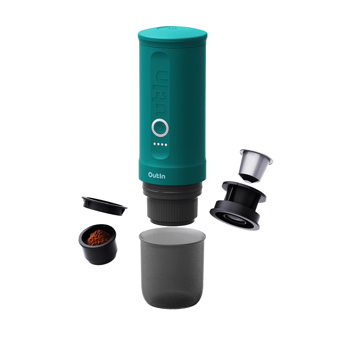 Portable Espresso Machine Outin Nano - Teal