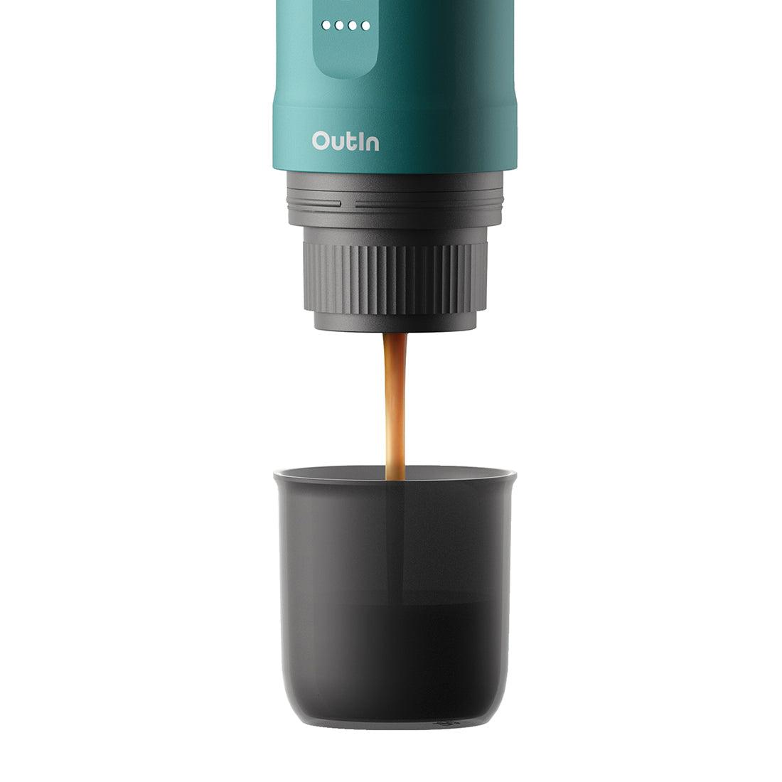 Portable Espresso Machine Outin Nano | Teal Color