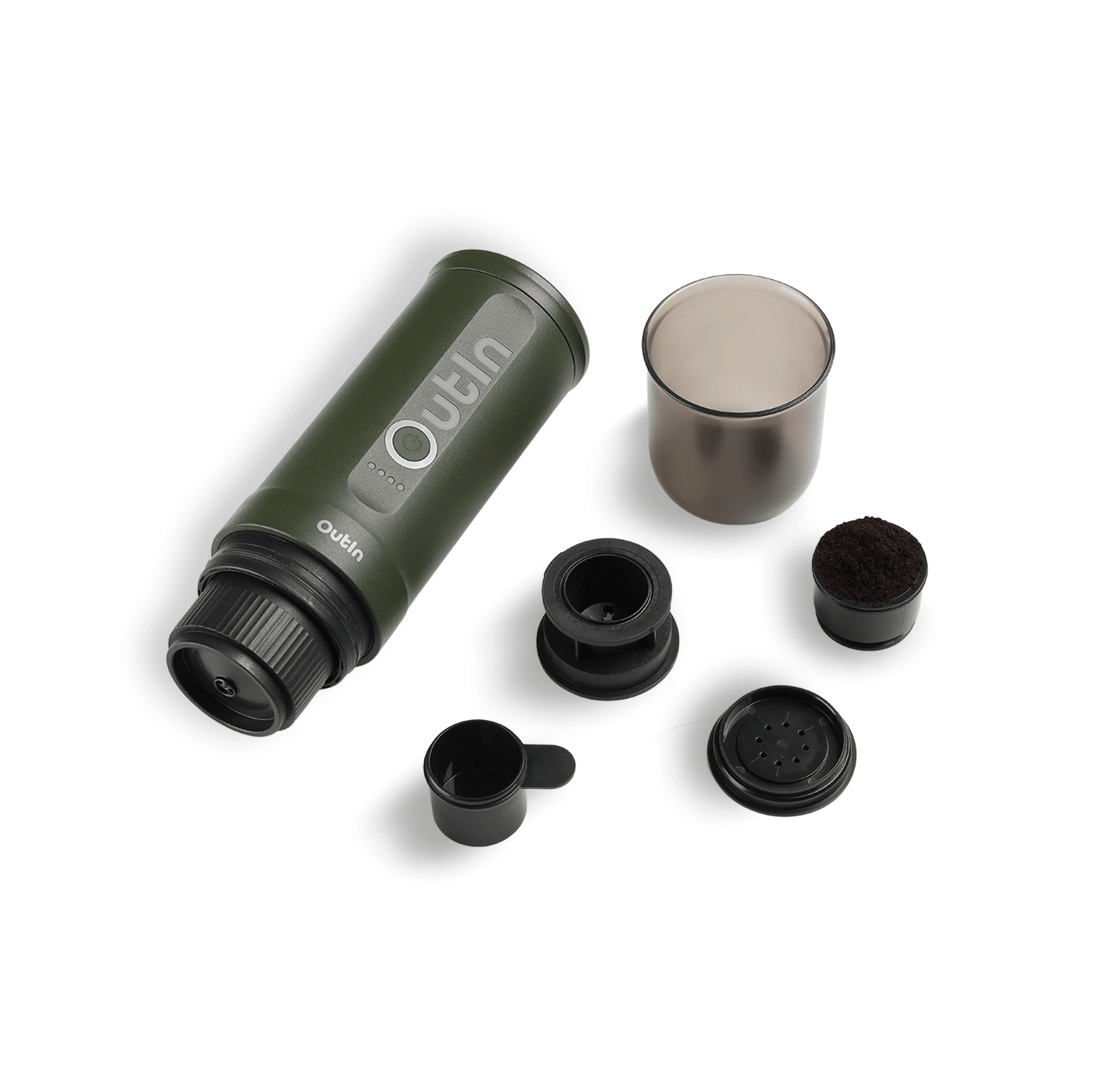 Portable Espresso Machine Outin Nano - Forest Green